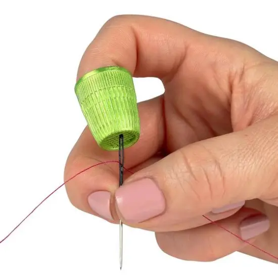 SINGER&reg; Metallic Small & Medium Slip-Stop Thimble Set {9}