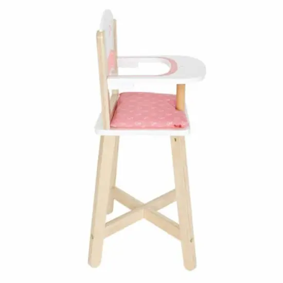 Hape Pink Heart Babydoll Highchair {5}