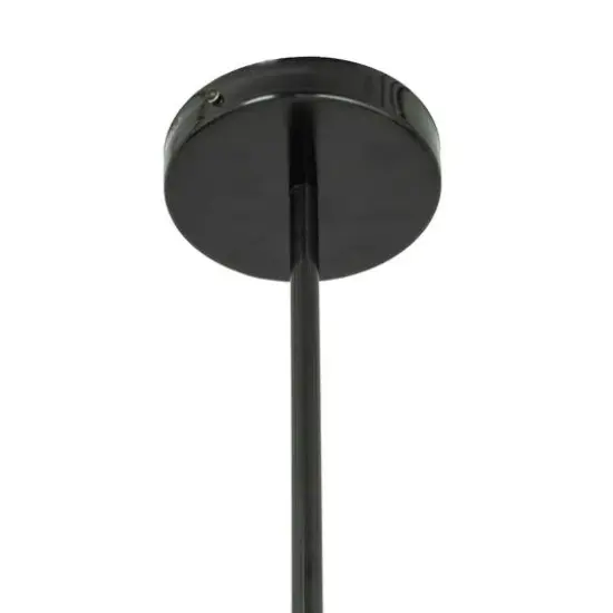 Hello Honey&reg; Emma Capiz Black Finish Pendant Lamp {7}