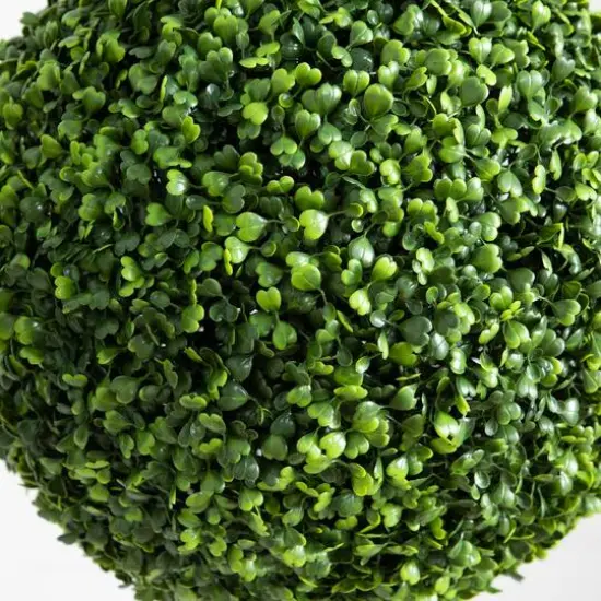 14" UV-Resistant Boxwood Ball Topiaries with Integrated Ground Stakes, 2ct. {8}