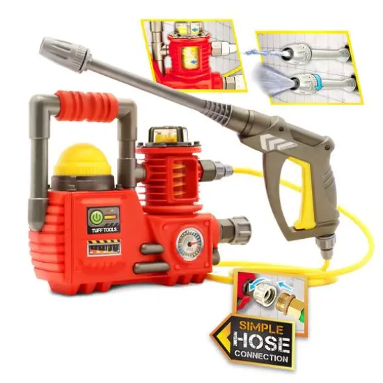 Lanard Tuff Tools Power Washer Kids Water Spraying Tool Toy {1}