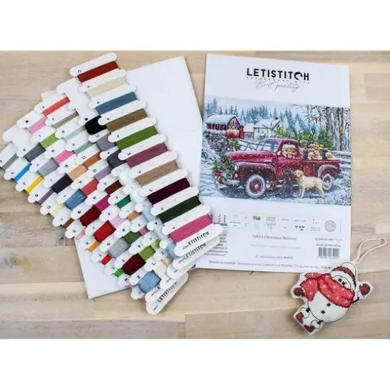 Letistitch Bird Table Counted Cross Stitch Kit {6}