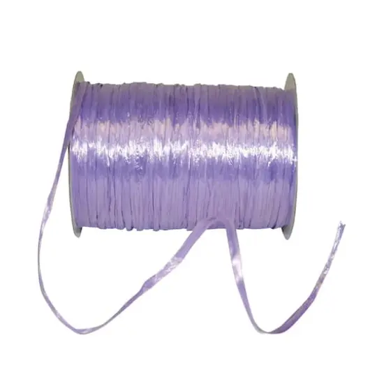 JAM Paper 1/4" Raffia Pearl Ribbon Lavender {1}