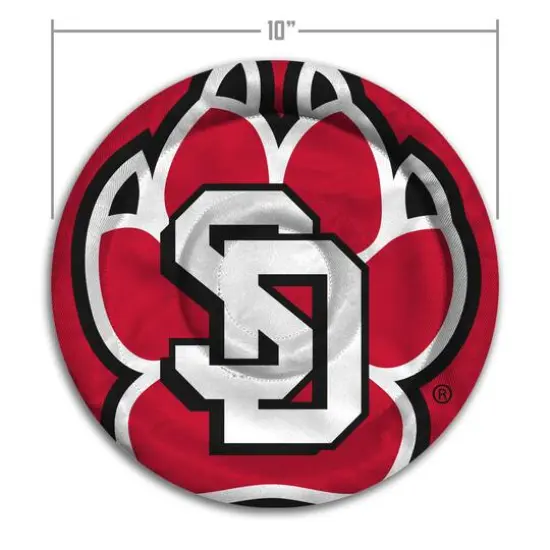 NCAA Flimzee Bean-Bag Flying Disc South Dakota Coyotes {6}