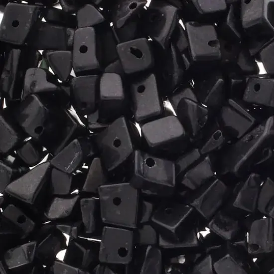 John Bead Natural Stone Chip Beads, 24g Blackstone {1}