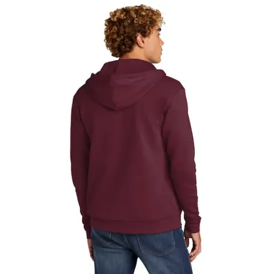 Next Level Unisex Santa Cruz Zip Hoodie Maroon {6}