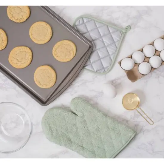 DII&reg; Terry Oven Mitts, 2ct. Mint {6}