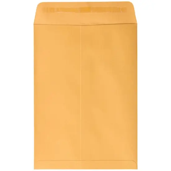 JAM Paper 7.5" x 10.5" Brown Kraft Manila Open End Catalog Envelopes {5}