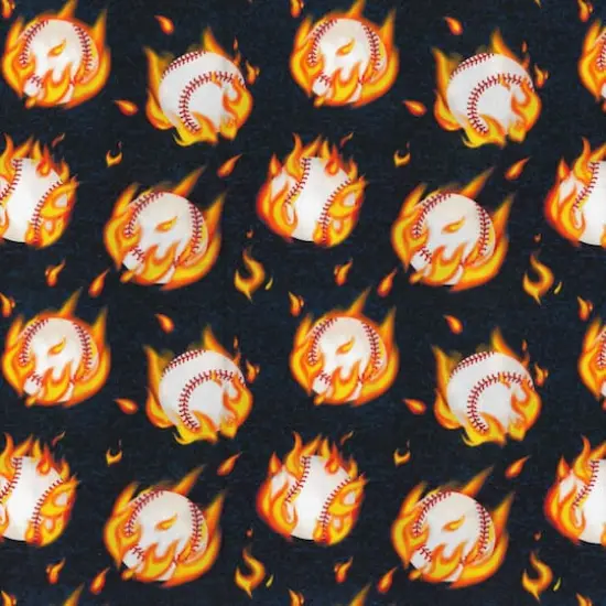 Fabric Traditions Baseball Cotton Fabric {1}