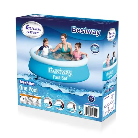Bestway Fast Set Round Inflatable Pool {3}