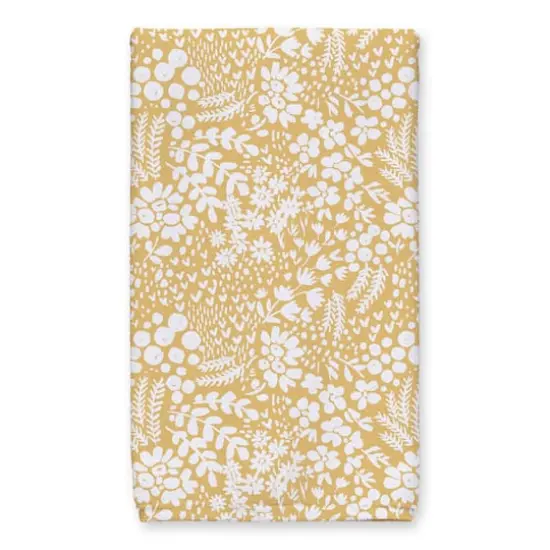 All Things Through Him Tea Towel Set Yellow {4}