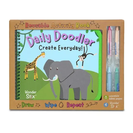 The Pencil Grip&trade; Wild Animals Daily Doodler Reusable Activity Book Kit {1}