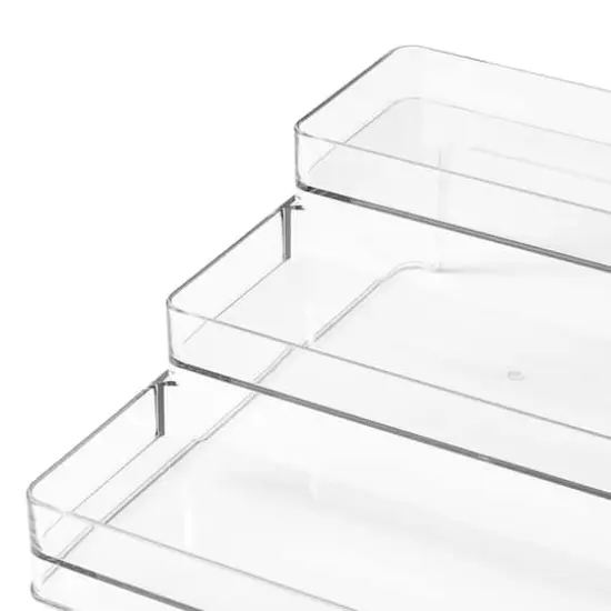 Clear 3-Tier Storage Shelf Organizer by Simply Tidy&reg; {5}
