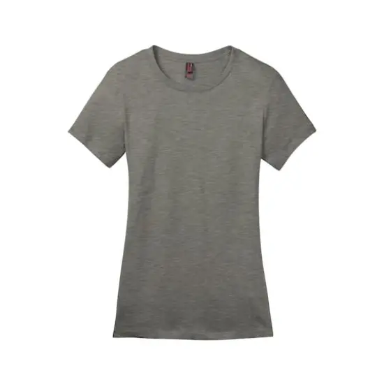 District&reg; Women's Perfect Weight&reg; Adult T-Shirt Heathered Steel {1}