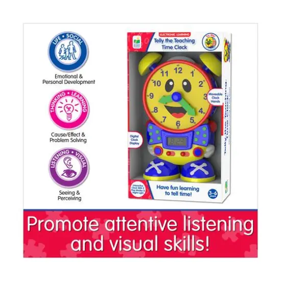 Electronic Learning - Telly the Teaching Time Clock {7}