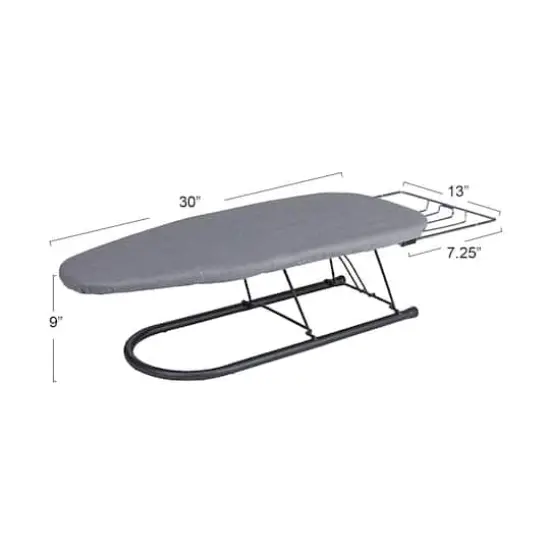 Household Essentials Gray & Black Tabletop Ironing Board {6}