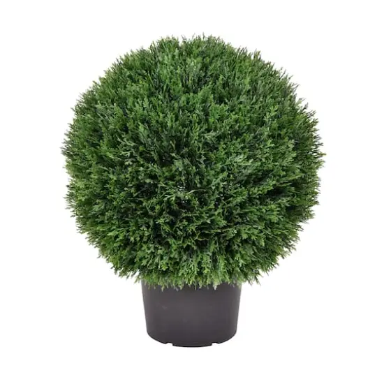 20" Artificial Green Cedar Ball {1}