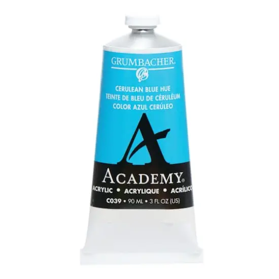 Grumbacher&reg; Academy&reg; Acrylic Paint, 3oz. C039 Cerulean Blue Hue {1}