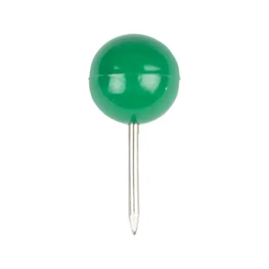 JAM Paper Colorful Round Push Pins, 100ct. Green {4}