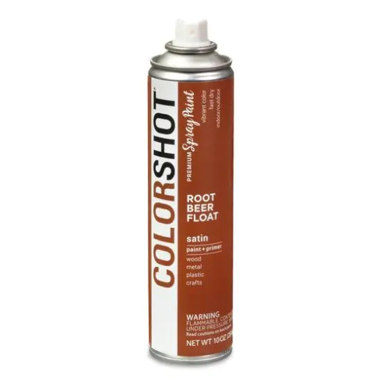 COLORSHOT&reg; Premium Satin Spray Paint Root Beer Float {7}