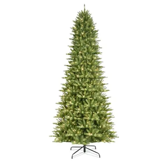 9ft. Pre-Lit Slim Fraser Fir Artificial Christmas Tree, Clear Lights {1}