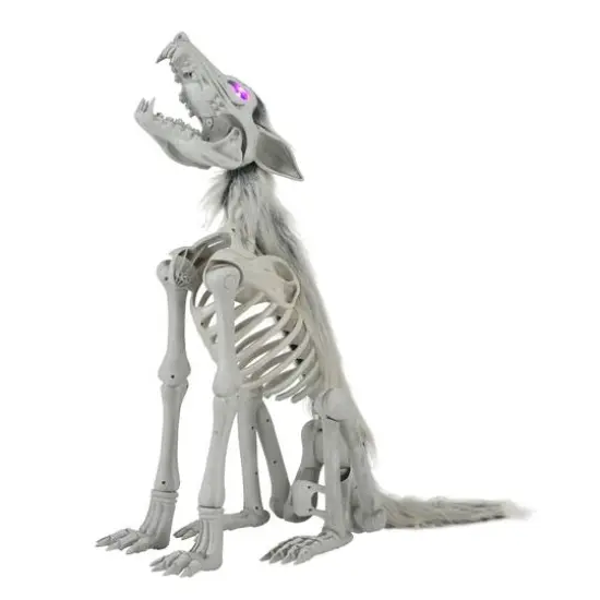 34.5" LED Animated Wolf Skeleton by Ashland&reg; {1}