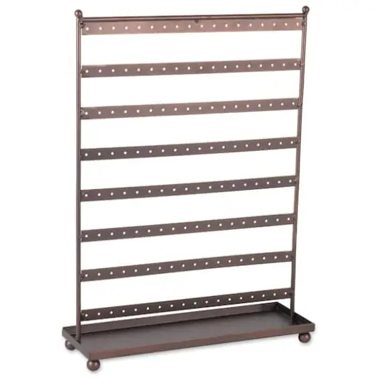 DII&reg; Earring Stand With Tray Bronze {1}