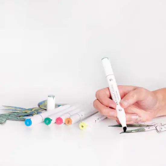 Faber-Castell&reg; Pop Up Coloring Succulent Bouquet {4}