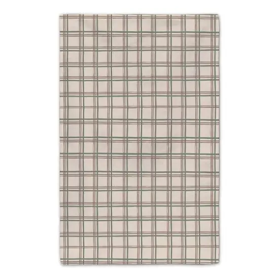 Happy Holidays Plaid Tea Towel Set {6}