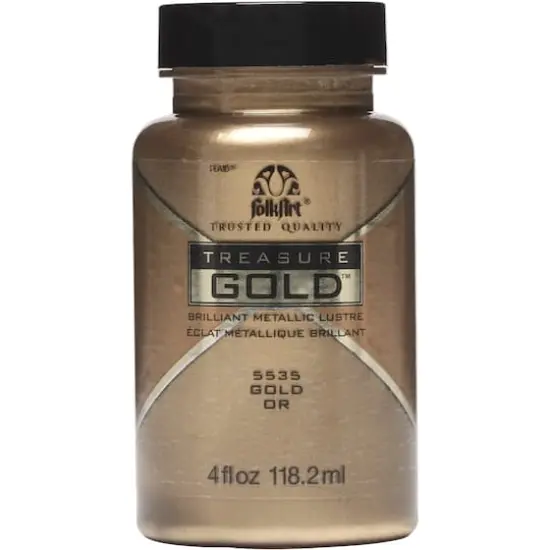 FolkArt&reg; Treasure Gold&trade; Metallic Paint {1}