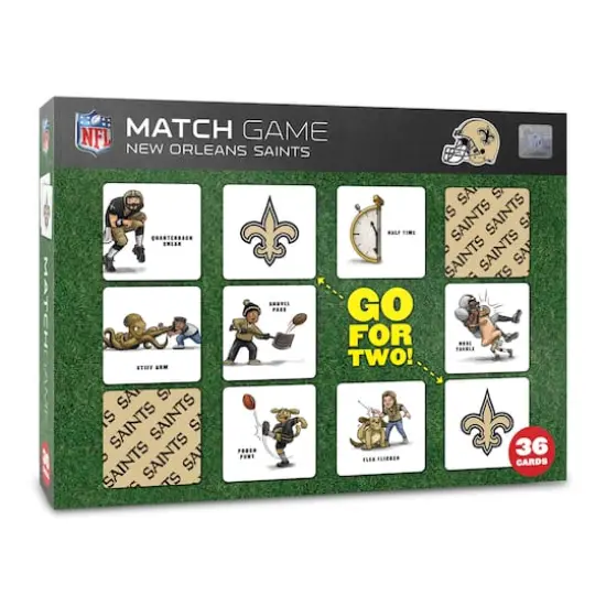 NFL Memory Match Game New Orleans Saints {1}