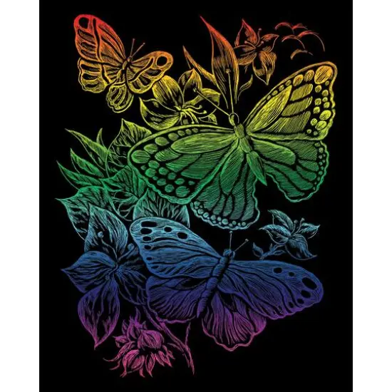 Royal & Langnickel&trade; Engraving Art&trade; Butterflies Rainbow Foil Kit {3}