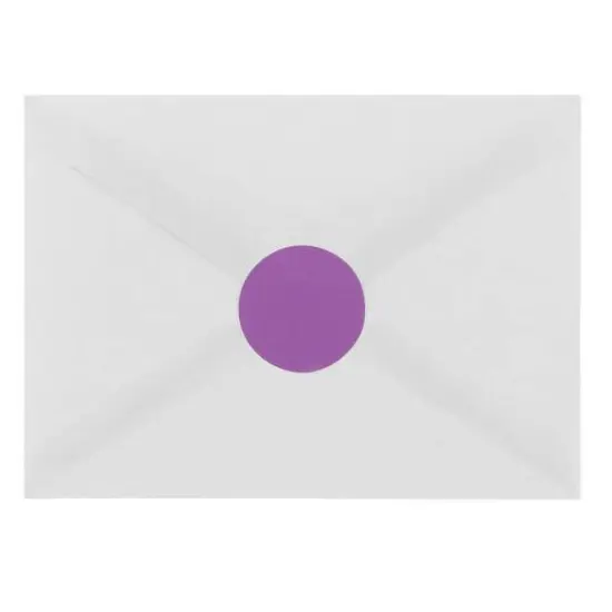 JAM Paper Circle Label Stickers Violet {7}