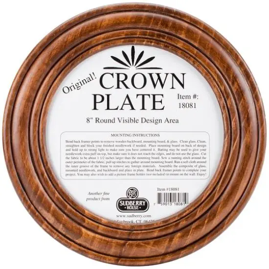 Sudberry House Mahogany Crown Plate {1}