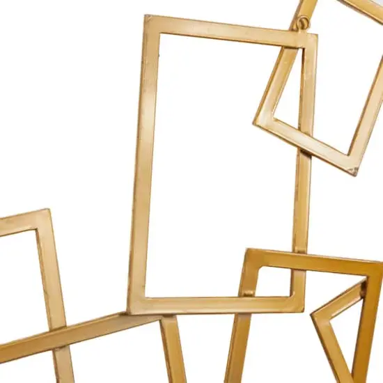 CosmoLiving by Cosmopolitan Gold Metal Contemporary Wall Decor {5}