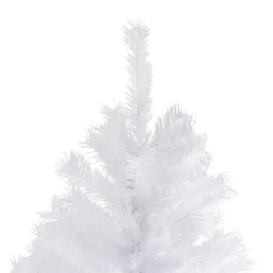 6ft. Unlit Icy White Iridescent Spruce Artificial Christmas Tree {5}