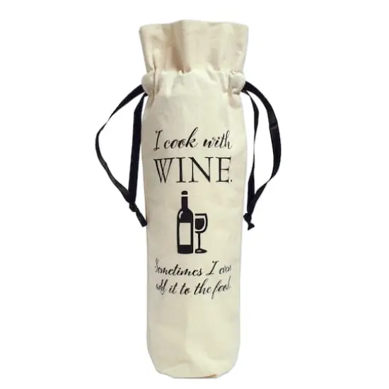 Personality Case&trade; Cooking Canvas Wine Bag {1}