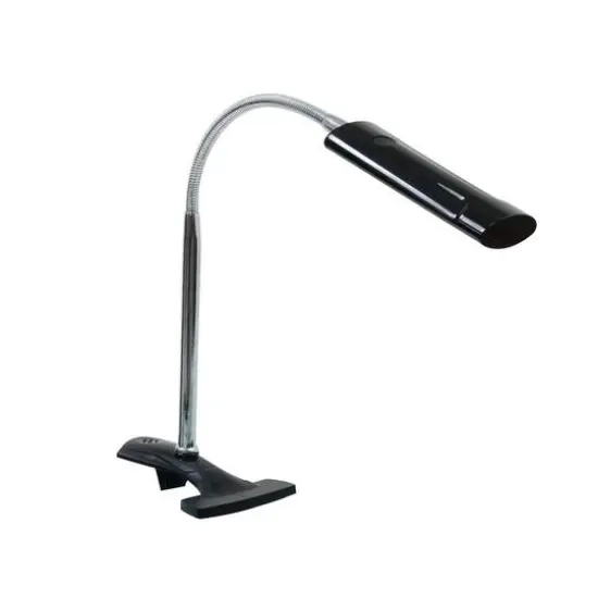 Silver & Black Studio Designs Art Clamp Lamp {1}