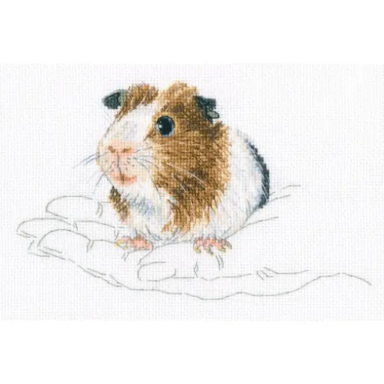 RTO Warmth in Palms Guinea Pig Cross Stitch Kit {1}