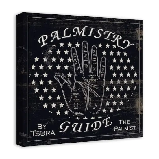 Palm Reading Guide 3 20" x 20" Canvas Wall Art {3}
