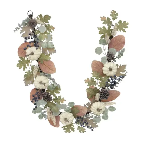 6ft. Eucalyptus, Oak & Pumpkin Garland by Ashland&reg; {1}