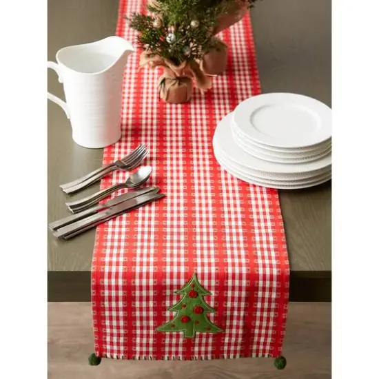 DII&reg; 72" Jolly Tree Table Runner {9}