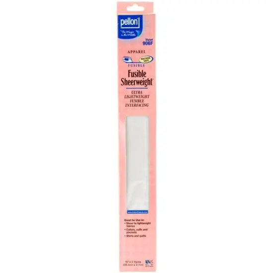 Pellon&reg; Fusible Sheerweight&trade; White Interfacing, 15" x 3yd. {3}