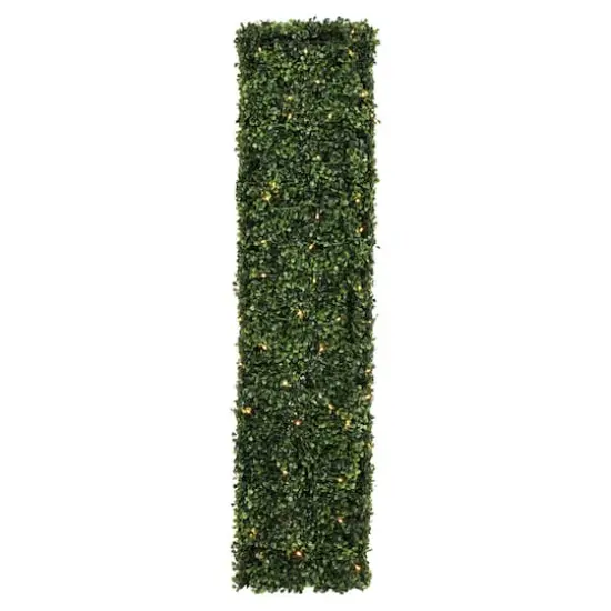 4ft. Pre-Lit Boxwood Hedge {3}