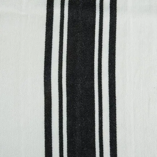 DII&reg; Black Chef Stripe Dish Towels, 3ct. {6}