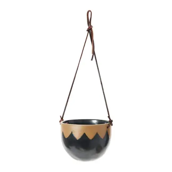 Hello Honey&reg; Stoneware Hanging Pot with Reactive Glaze Set {6}