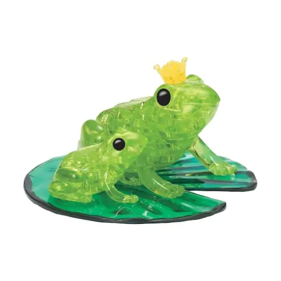 3D Crystal Puzzle - Frog: 43 Pcs {1}