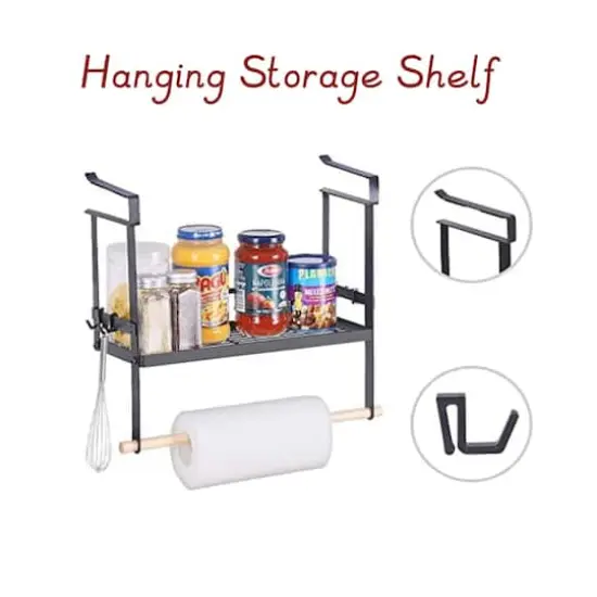 NEX Under Cabinet Storage Shelf with Paper Towel Holder {5}