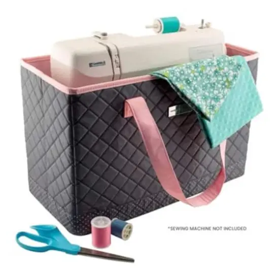 Everything Mary Pink Universal Collapsible Sewing Machine Carrying Case {6}