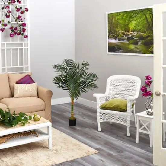 4ft. Potted Golden Cane Palm Tree {5}